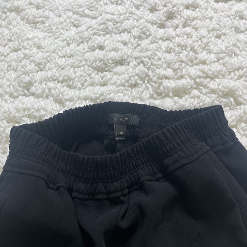 J. Crew Women's Black Elastic Waist Pant - Picture 3 of 6